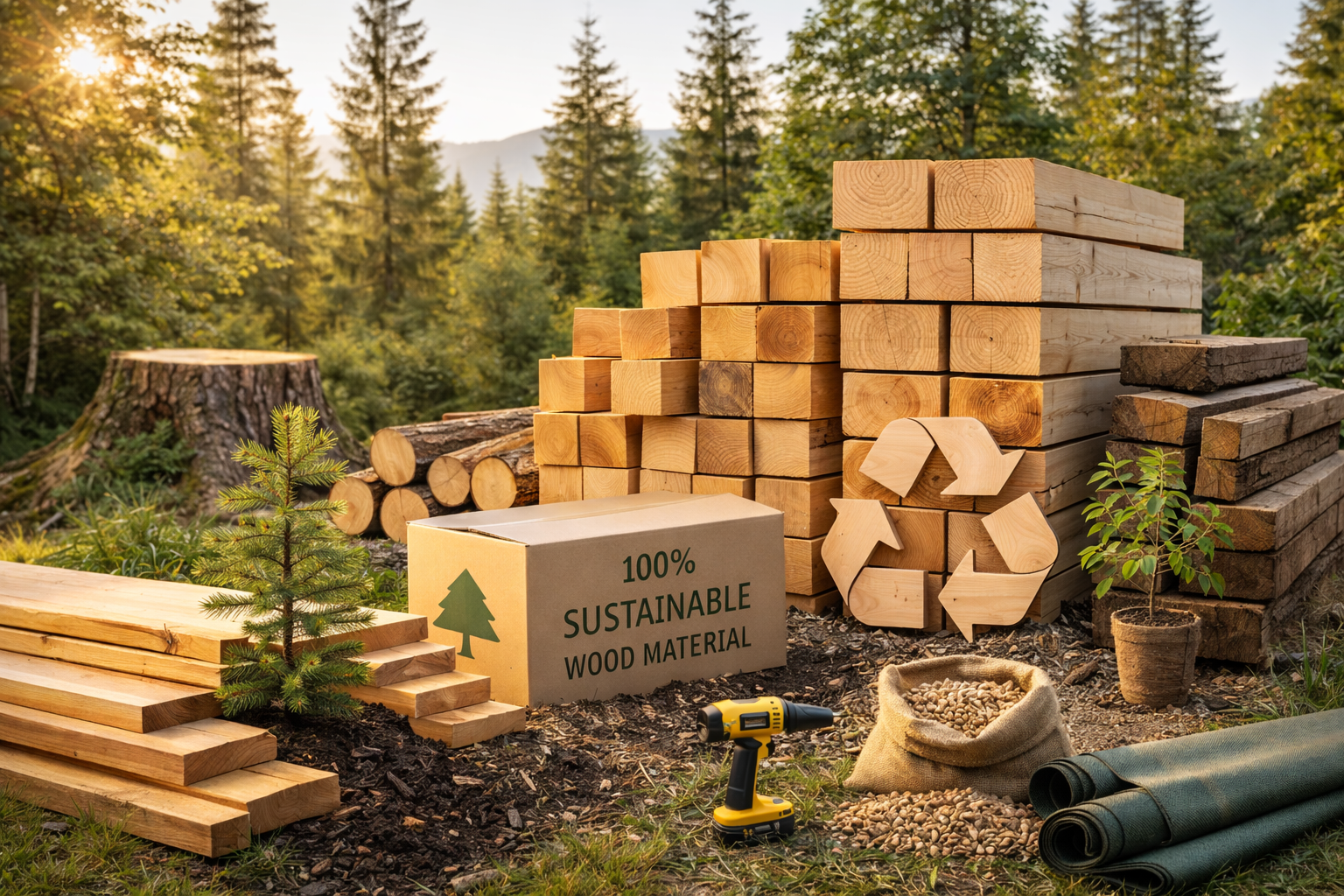 Nachhaltige Forstwirtschaft und Holzprodukte